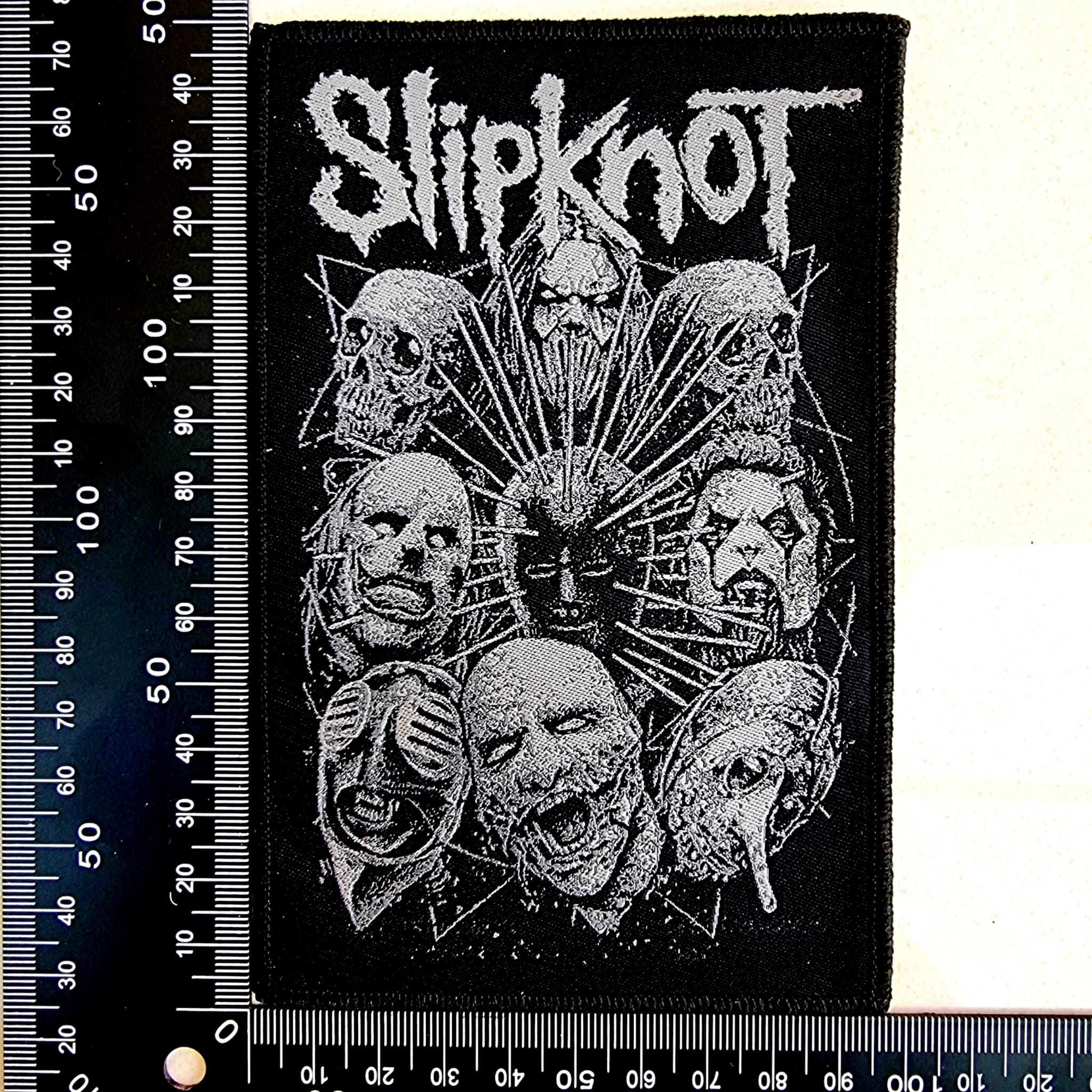 SLIPKNOT - Masked Slipknot - Black Woven Patch