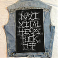 Nazi Metalheads Fuck Off Backpatch