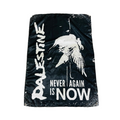 PALESTINE - NEVER AGAIN IS NOW! - Benefit Wall Flag / Textile Poster