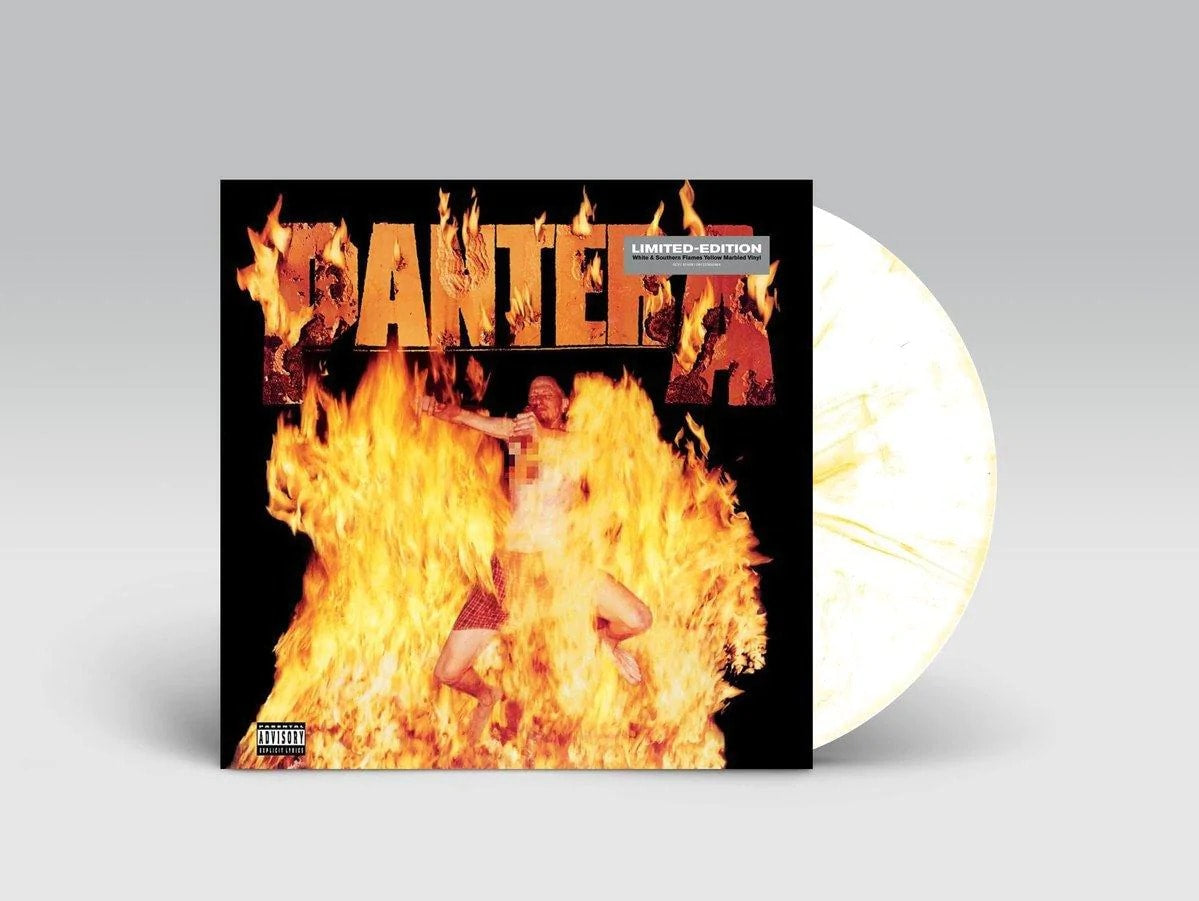 PANTERA - Reinventing The Steel (White And Southern Flames Yellow Marbled) LP