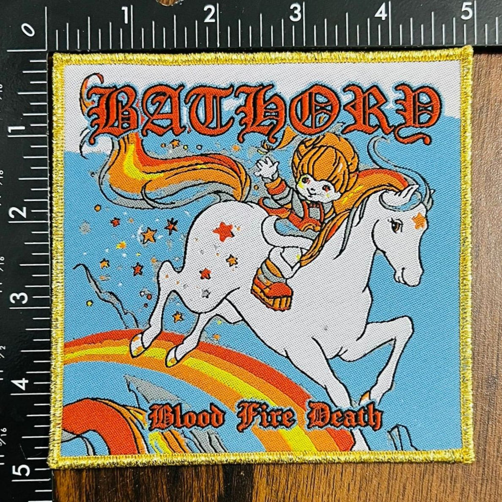 BATHORY - Blood Fire Death Unicorn - Woven Patch