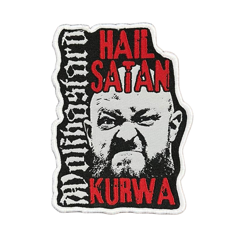 WOLFBASTARD  - Hail Satan, Kurwa! - Woven Patch