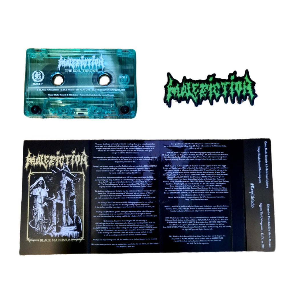 MALEDICTION - The Soil Throne - MC Tape
