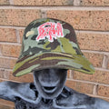 DEATH - (Glow in the Dark) Logo CAMO TRUCKER CAP