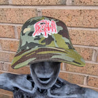 DEATH - (Glow in the Dark) Logo CAMO TRUCKER CAP
