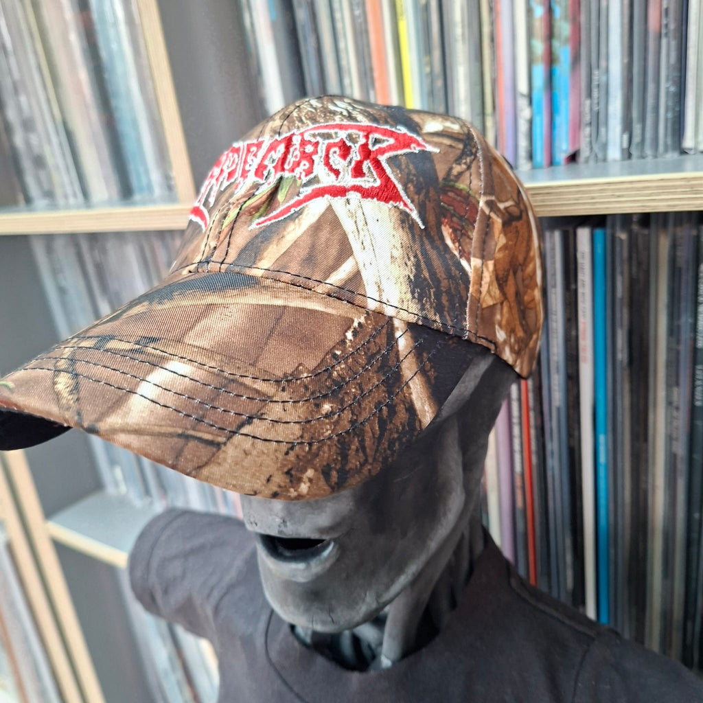 DISMEMBER - Logo - CAMO LEAF BASEBALL CAP