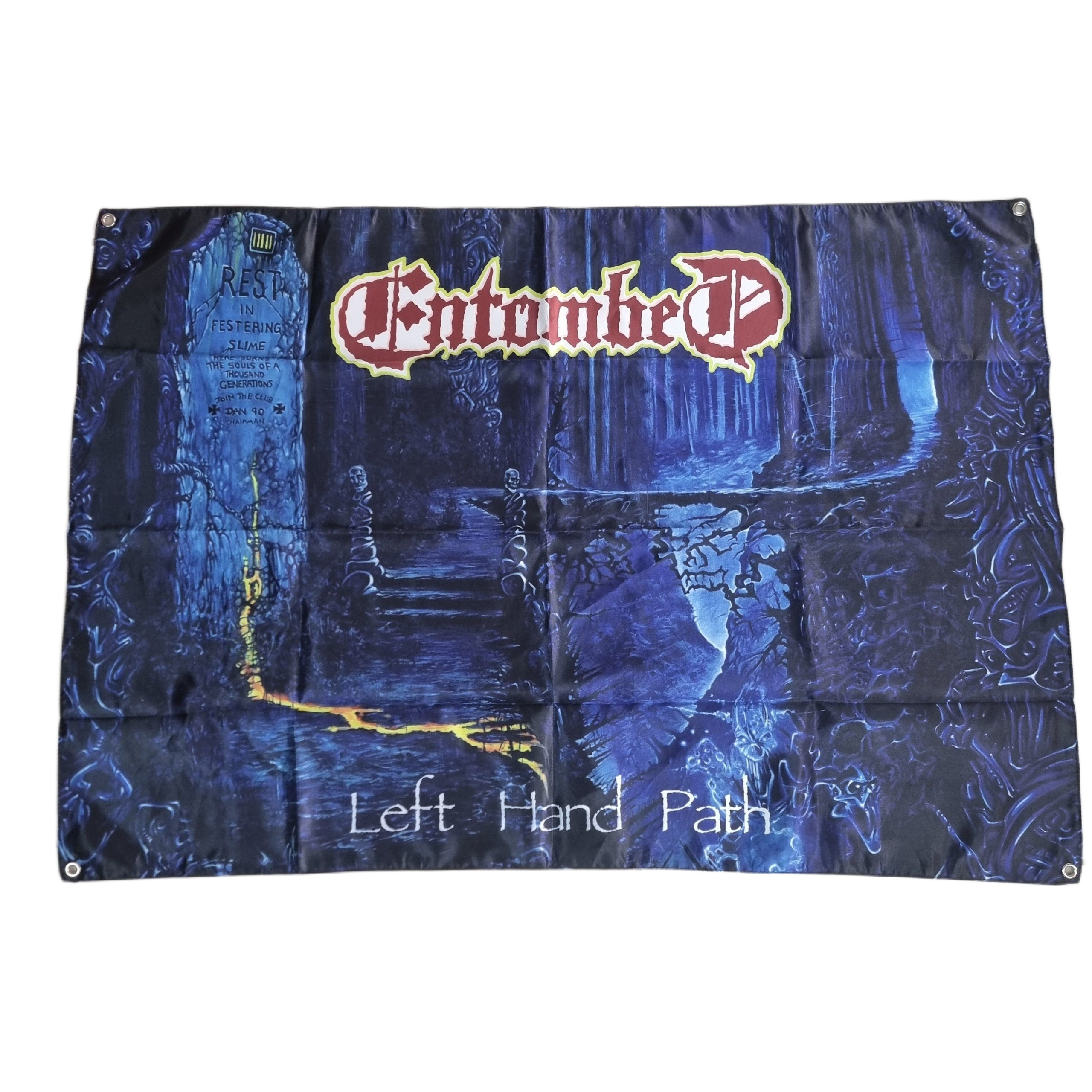 ENTOMBED - Left Hand Path - Wall Flag / Textile Poster