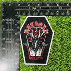 BATHORY - Bathory - Coffin Shaped Woven Patch