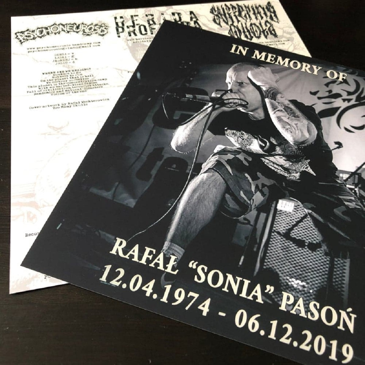 Psychoneurosis / Herida Profunda / Suffering Quota - In Fear We Trust - 3 Way Split 12"