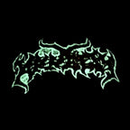 KRUELTY - (Glow in the Dark)  Logo - GREEN CAMO TRUCKER CAP