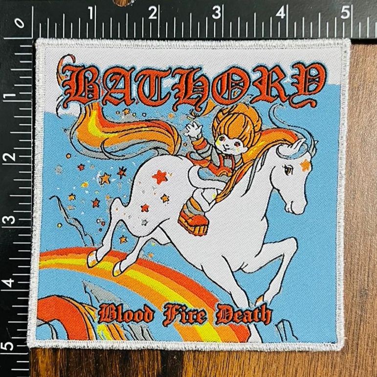 BATHORY - Blood Fire Death Unicorn - Woven Patch