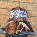 ELECTRIC WIZARD - (Glow in the Dark) Logo LEAF CAMO BASEBALL CAP