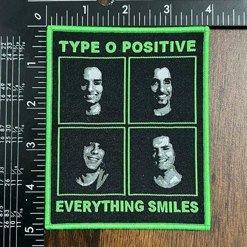 TYPE O POSITIVE - Type O Negative (?) - Woven Patch