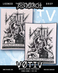 VØTIV - Capitalism is a Death Cult - Woven Backpatch