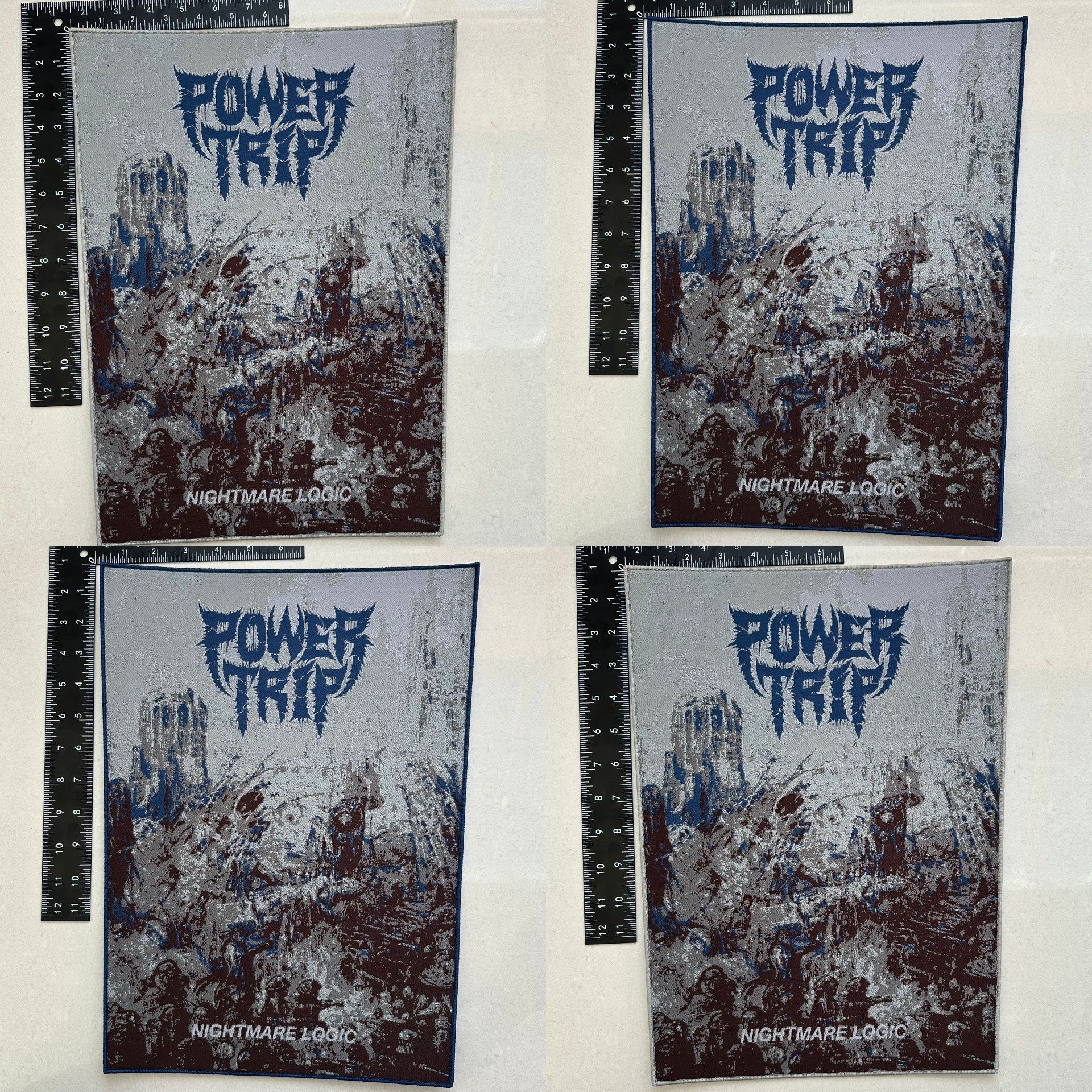POWER TRIP - Nightmare Logic - Woven Backpatch