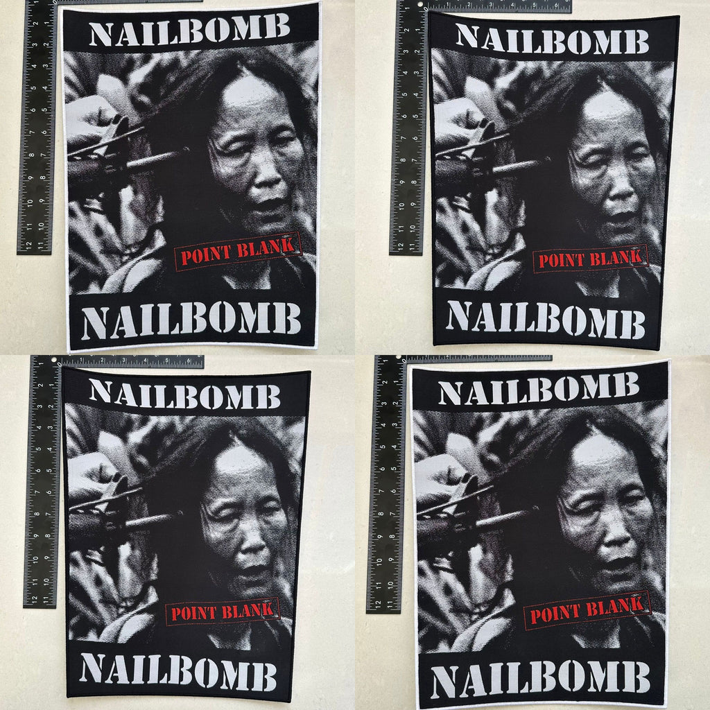 NAILBOMB - Point Blank - Woven Backpatch
