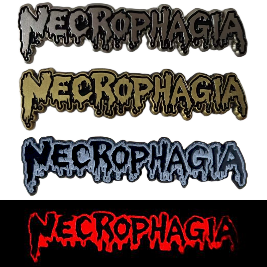 NECROPHAGIA - Logo - Enamel Pin