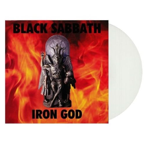 BLACK SABBATH w/ Rob Halford (Judas Priest) - Iron God (White) LP