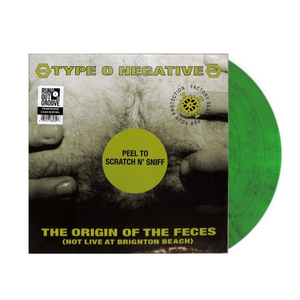 TYPE O NEGATIVE - The Origin Of The Feces (Not Live At Brighton Beach) (Green with Black Marble + Scratch n’ Sniff Sticker) 2LP