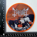 MAYHEM - Dawn of the Black Hearts - (Orange Border) Woven Patch