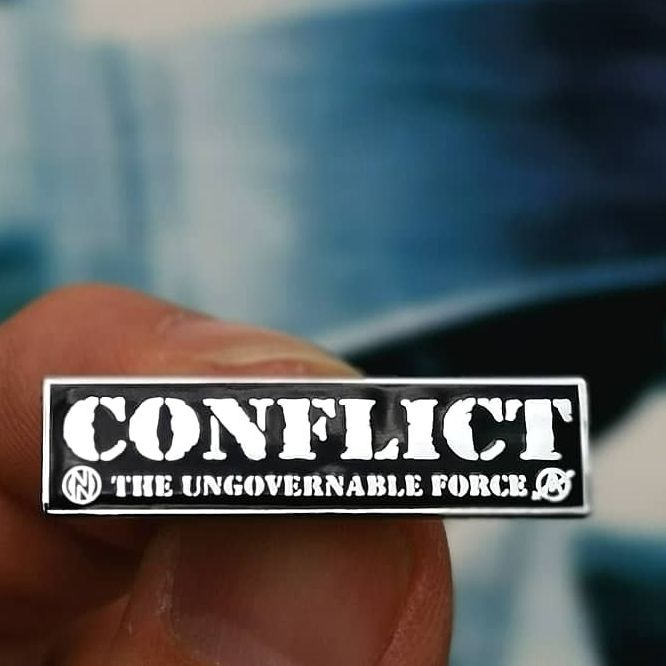 CONFLICT The Ungovernable Force Enamel Pin (Small)