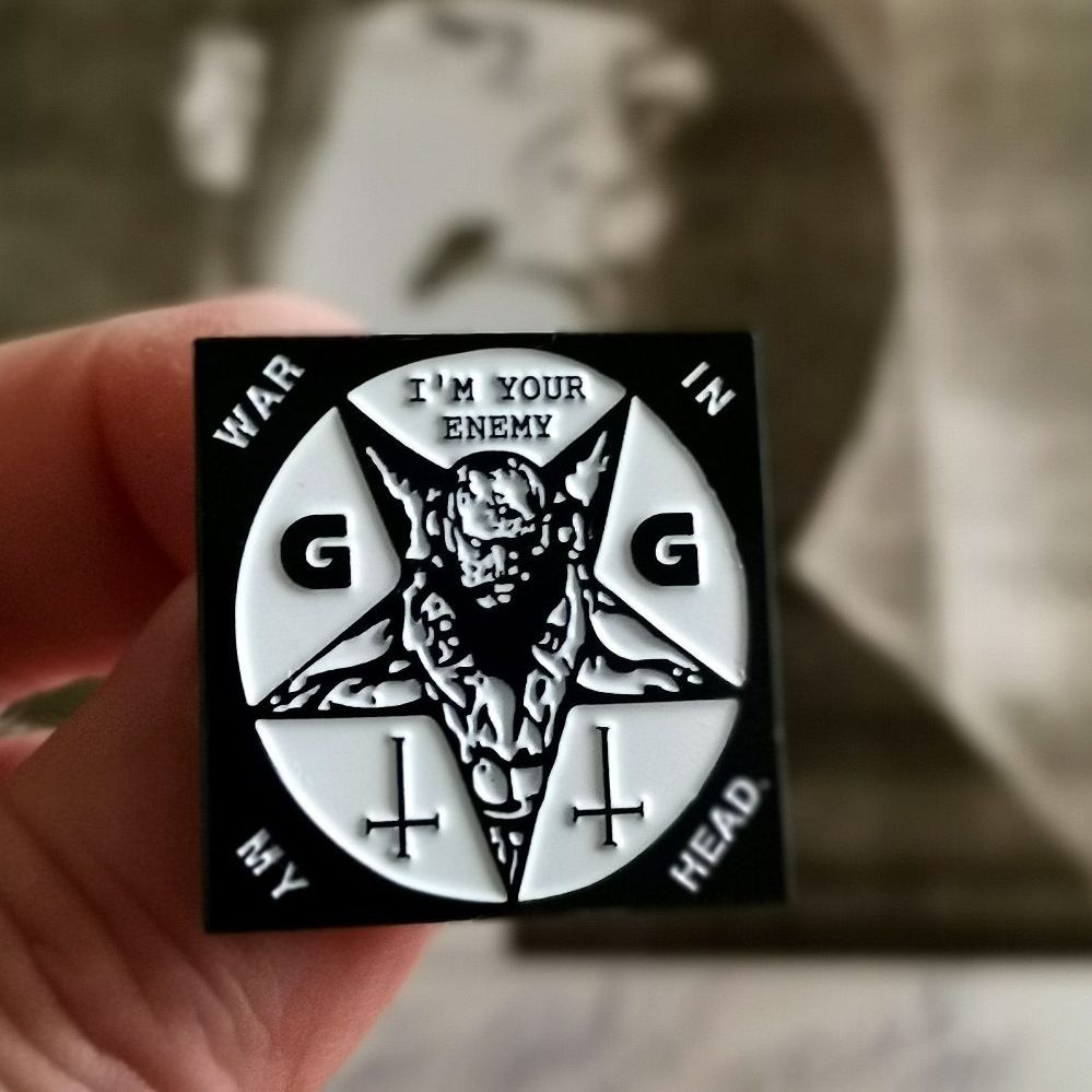 GG ALLIN War In My Head Enamel Pin (Small)
