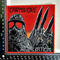 CARNIVORE - Retaliation - (Red Border) Woven Patch