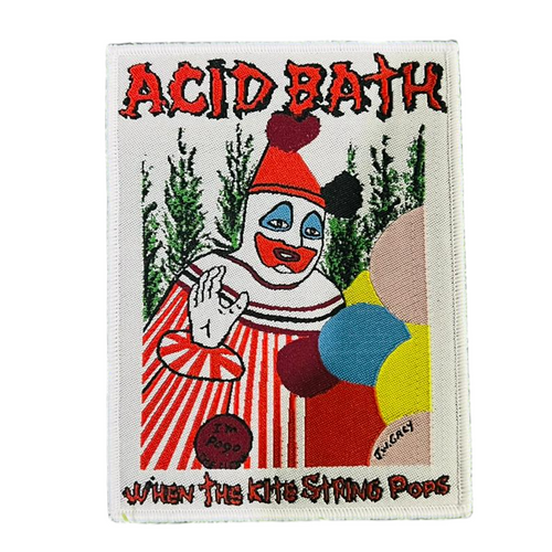 ACID BATH - When the Kite String Pops - Woven Patch