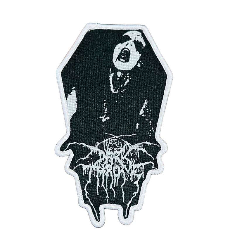 DARKTHRONE - Transilvanian Hunger - Coffin Shaped Woven Patch