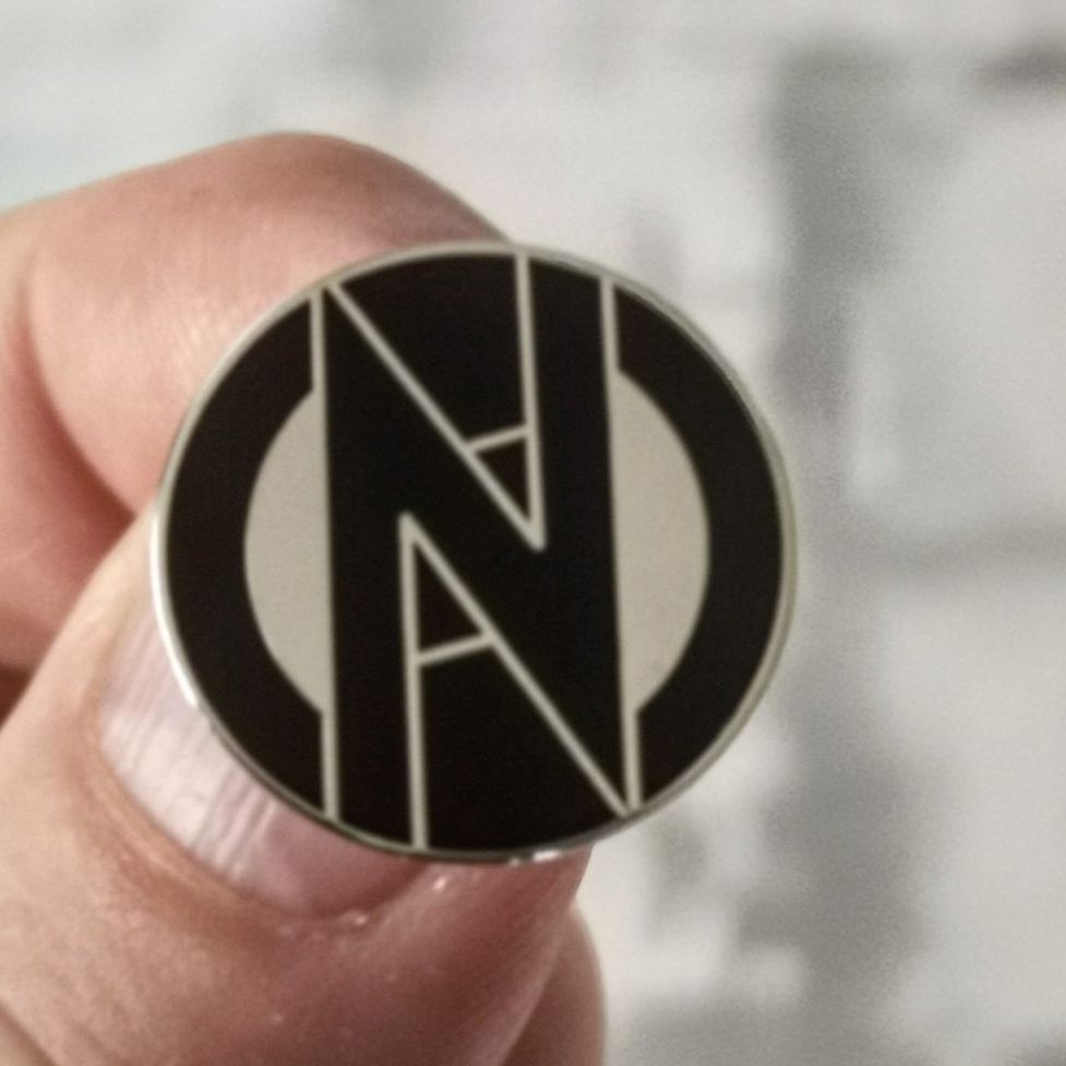 CONFLICT Logo Black Enamel Pin (Small)