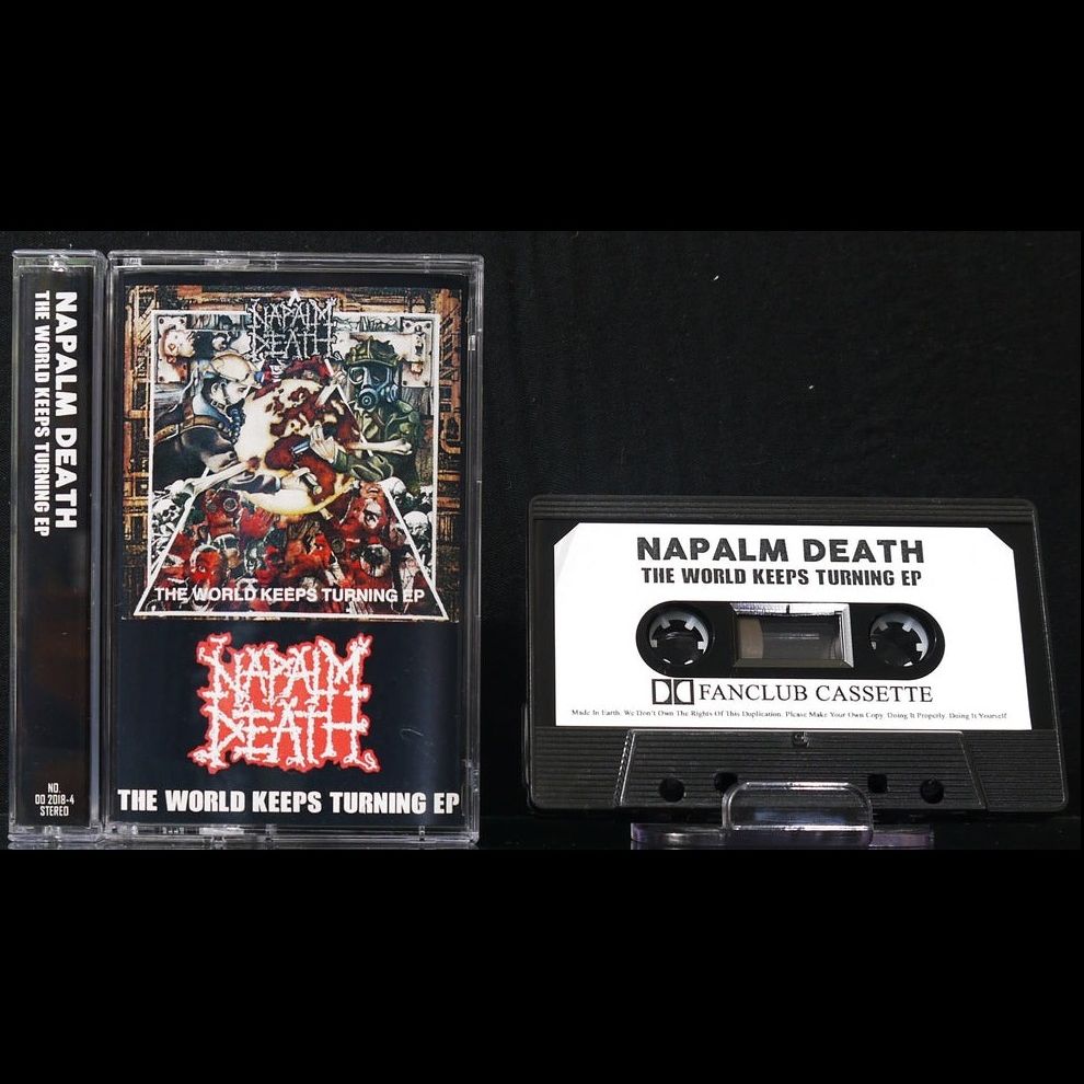 NAPALM DEATH - The World Keeps Turning EP / Suffer The Children - MC Tape