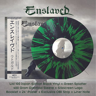 ENSLAVED ‎– Utgard (Black w/ Green Splatter - Japan Edition Ltd 100 ) LP