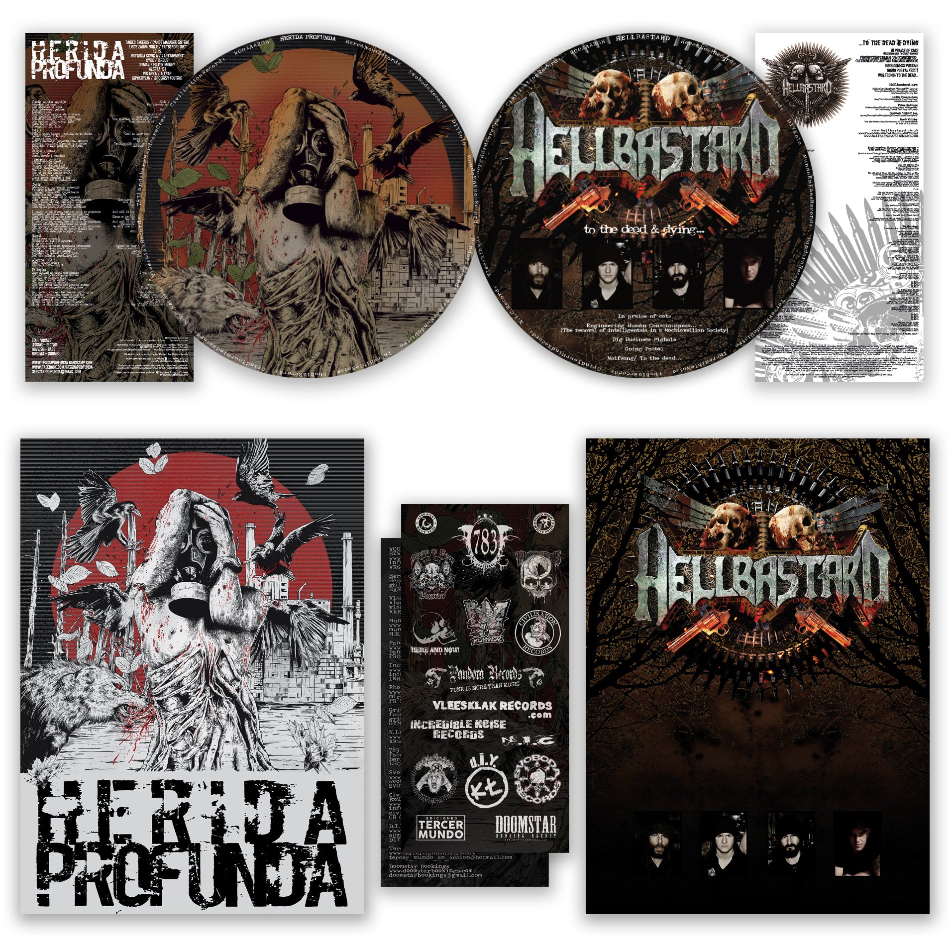 Herida Profunda / Hellbastard Pic. Disc Split
