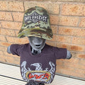 ANTI FASCIST - Bolt Thrower (Glow in the Dark) Logo Tribute - CAMO TRUCKER CAP