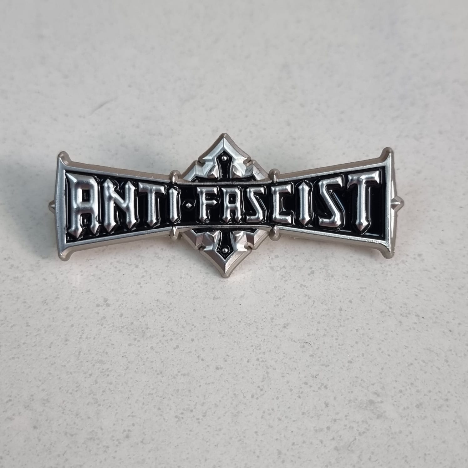 ANTI FASCIST - Bolt Thrower Logo Tribute - 3D Enamel Pin