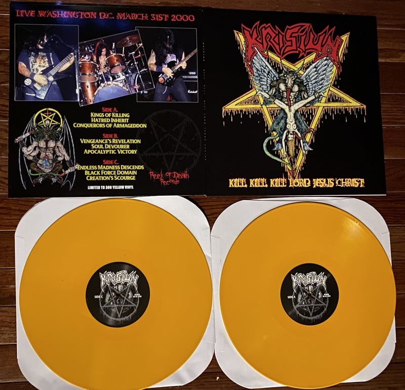 KRISIUN - Kill, Kill, Kill Lord Jesus Christ (Yellow Ltd. 300) 2LP