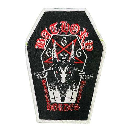 BATHORY - Bathory - Coffin Shaped Woven Patch