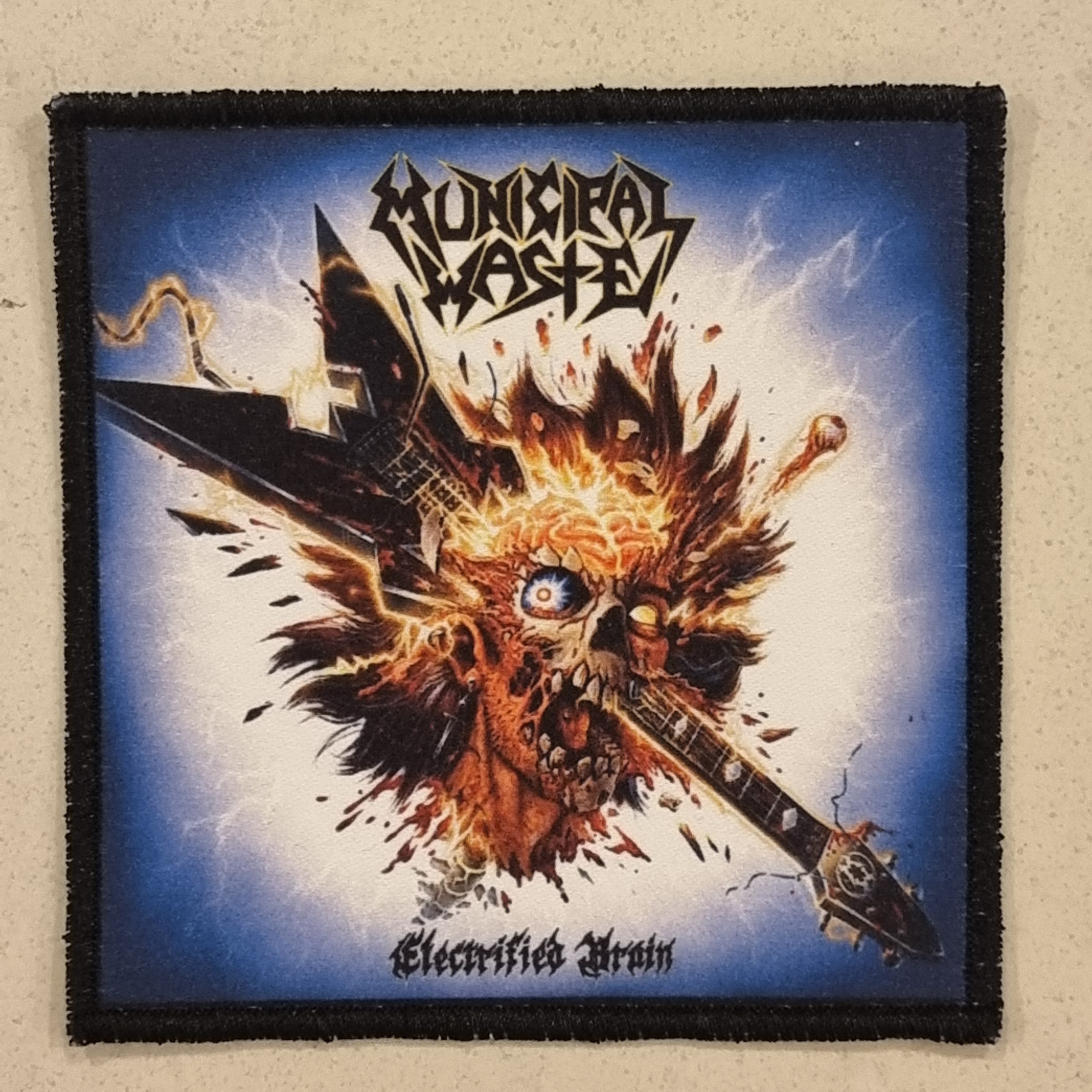MUNICIPAL WASTE - Electrified Brain - Patch
