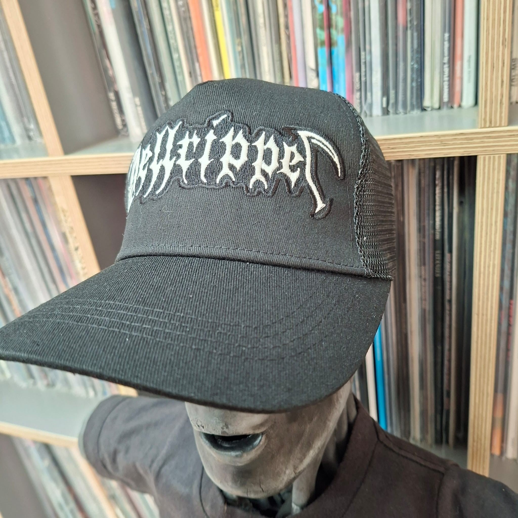 HELLRIPPER - (Glow in the Dark) Scythe Logo - TRUCKER CAP