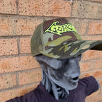 GORGUTS - (Glow in the Dark) Logo CAMO TRUCKER CAP