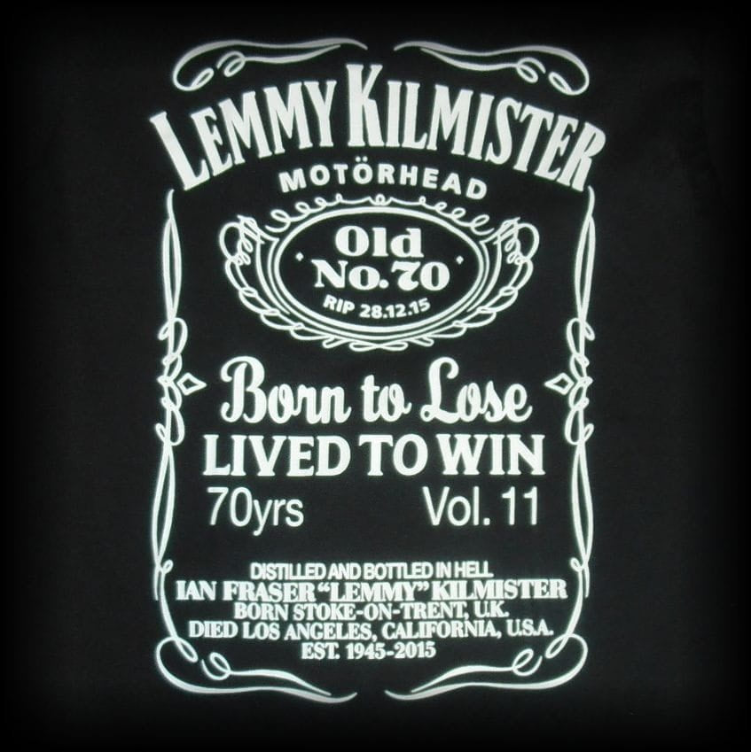 LEMMY KILMISTER MOTORHEAD Backpatch