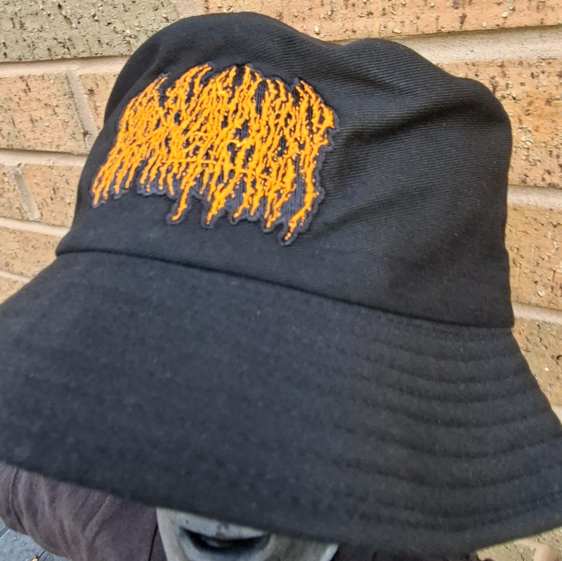 BLOOD INCANTATION - (Neon Orange) Logo - BUCKET HAT