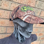 ENTOMBED - (Glow in the Dark) Logo LEAF CAMO BASEBALL CAP