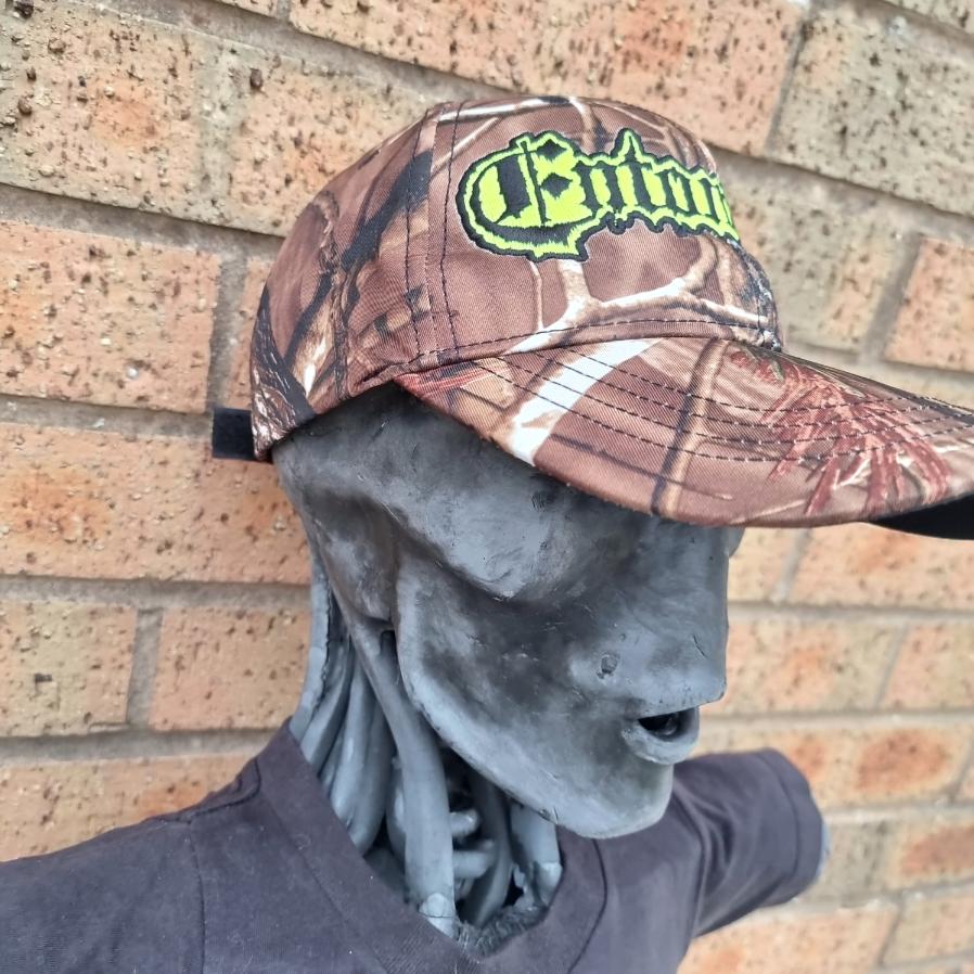 ENTOMBED - (Glow in the Dark) Logo LEAF CAMO BASEBALL CAP