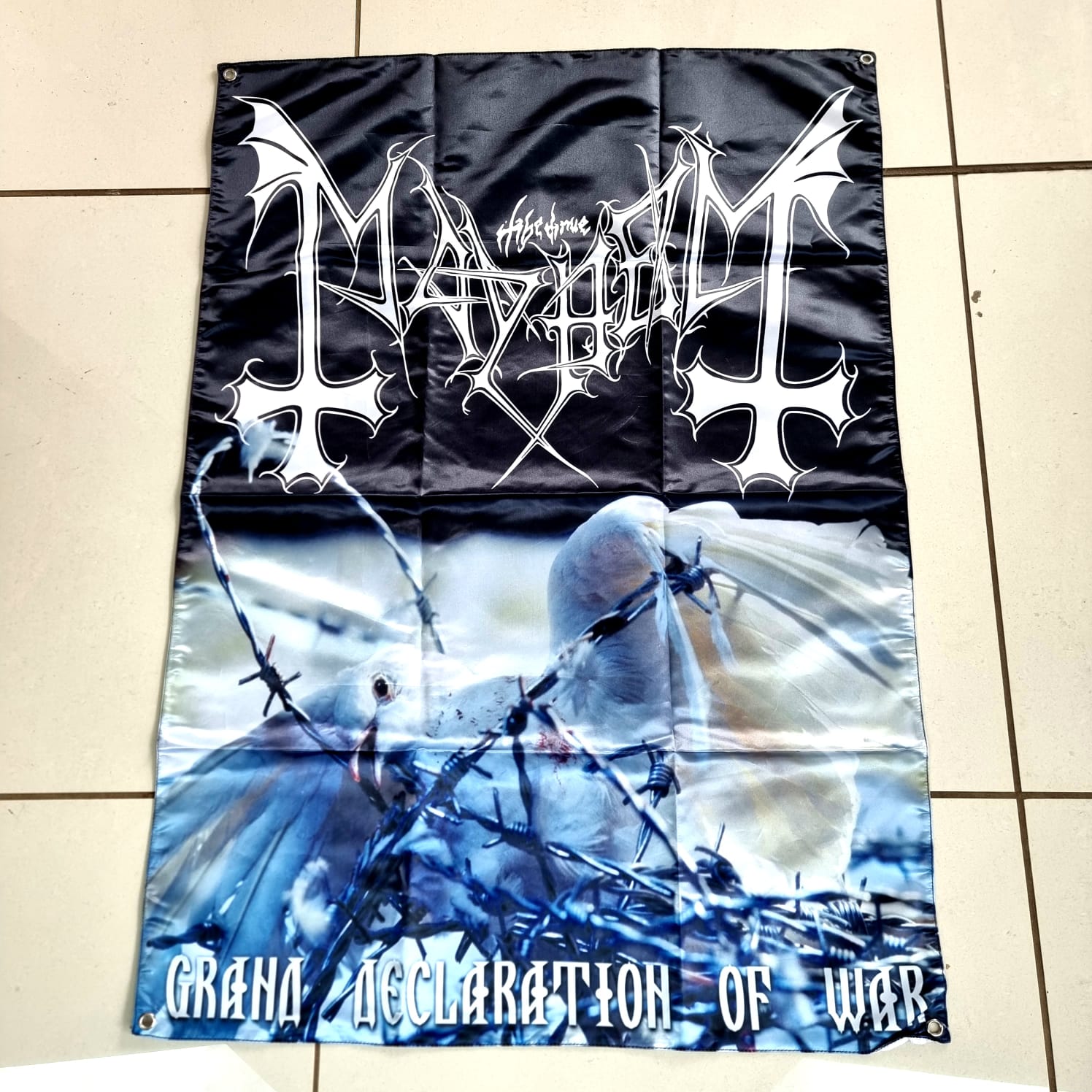 MAYHEM - Grand Declaration of War - Wall Flag / Textile Poster