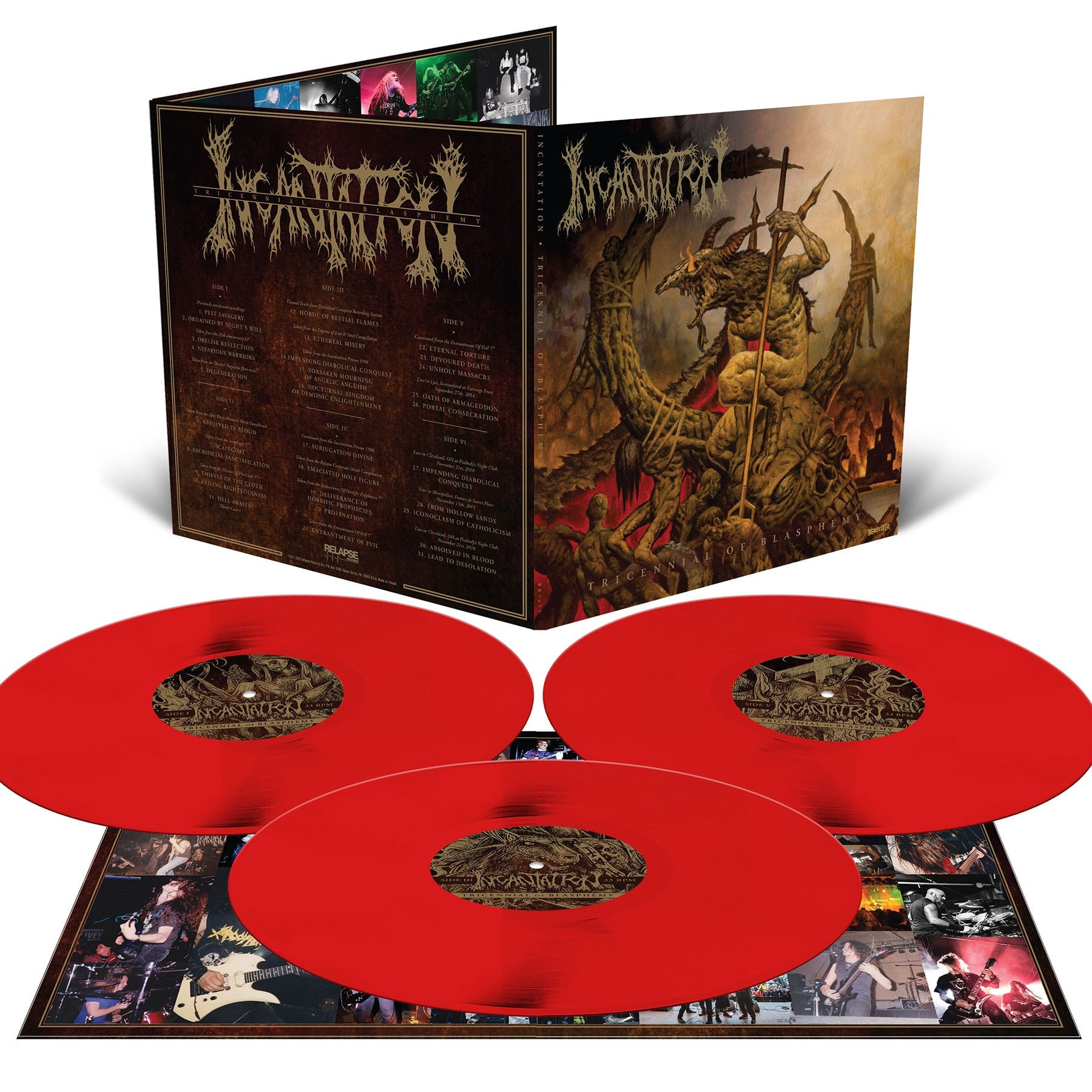 INCANTATION  - Tricennial Of Blasphemy 3LP