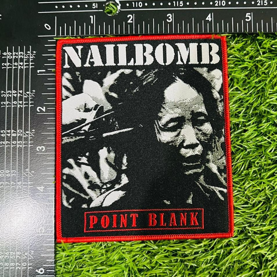 NAILBOMB - Point Blank - Woven Patch