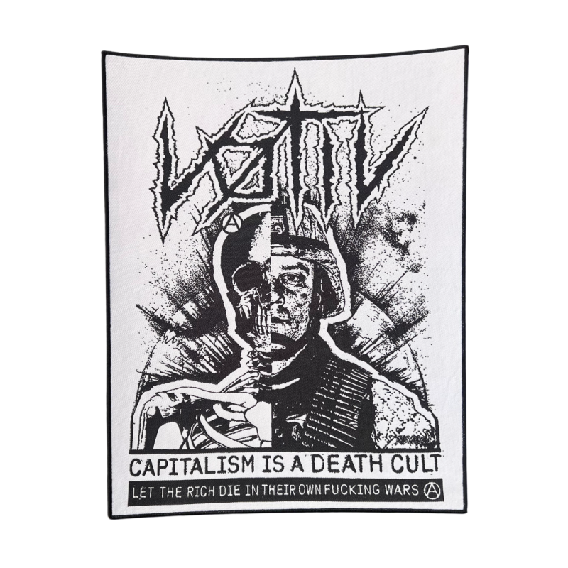 VØTIV - Capitalism is a Death Cult - Woven Backpatch
