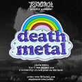 DEATH METAL Rainbow Enamel Pin