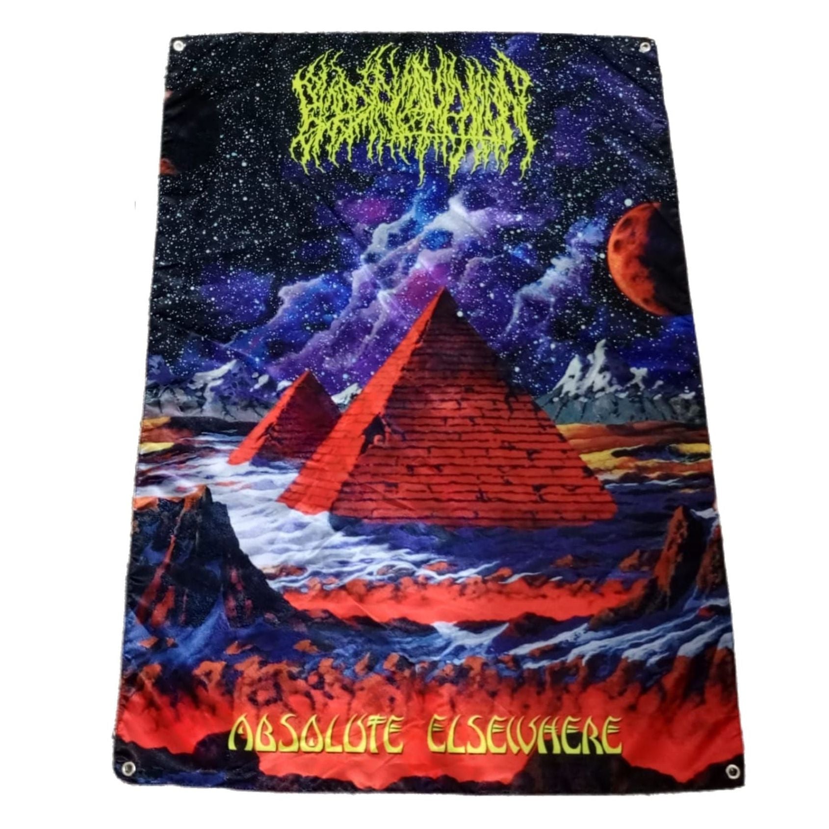 BLOOD INCANTATION - Absolute Elsewhere - Wall Flag / Textile Poster